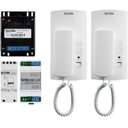 Elcom 1000142 AEK-2 AudioKit mit Mithörsperre 2 Teilnehmer 1+n weiß HAT-402
