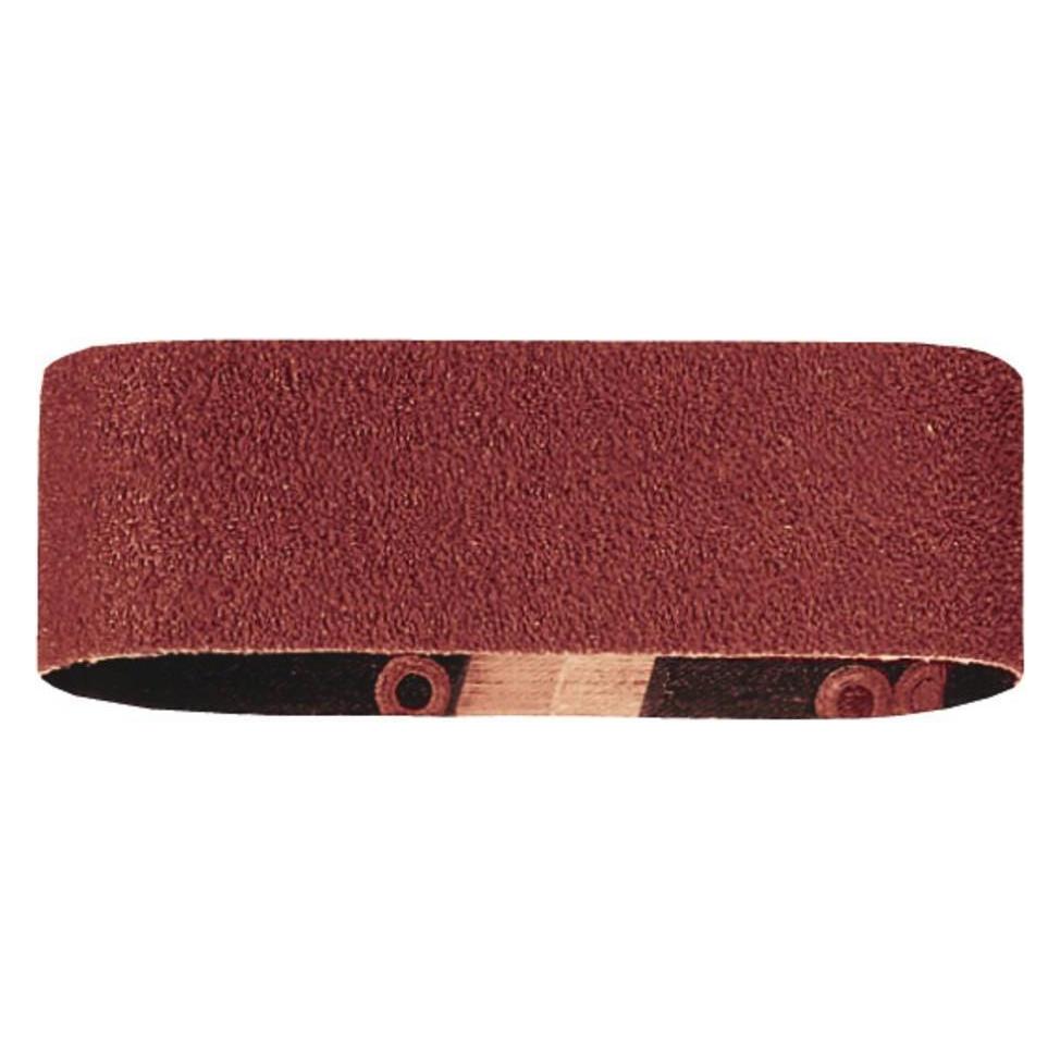 Bosch Zubehör 3tlg. Schleifband-Set für Bosch-Varioschleifer, rote Qualität K = 80 (80) (2609256183)
