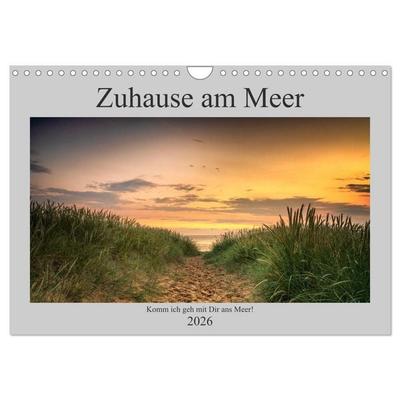 Zuhause am Meer (Wandkalender 2026 DIN A4 quer), CALVENDO Monatskalender