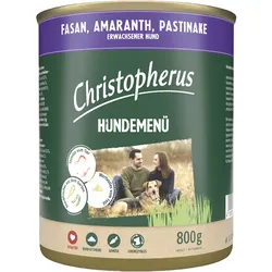 Allco Christopherus Hundemenü mit Fasan, Amaranth & Pastinake 6x800 g
