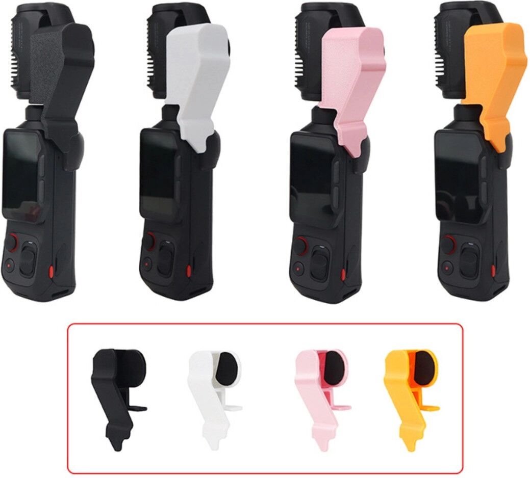 INF Handheld Gimbal-Clip – Sicherer Drei-Achsen-Verschluss, Werkzeuglose Schnellbefestigung, kompatibel mit Insta360 Luna Ultra Schwarz