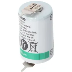 SAFT LS142502PF Lithium Batterie, Size 1/2 AA mit Printfahnen
