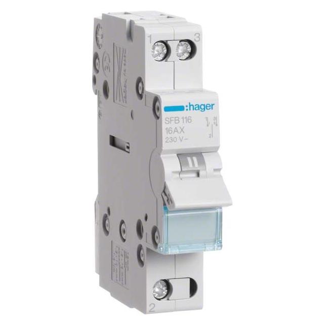 Hager Gruppenschalter 16A (SFB116)