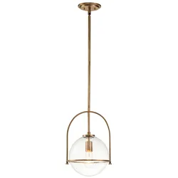 Esszimmerleuchte Pendelleuchte Hängelampe Deckenleuchte Stahl Messing D 28,9 cm