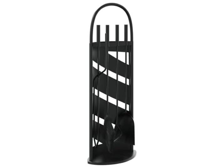 vidaXL 5-delige Haardset 23x15x66 cm staal