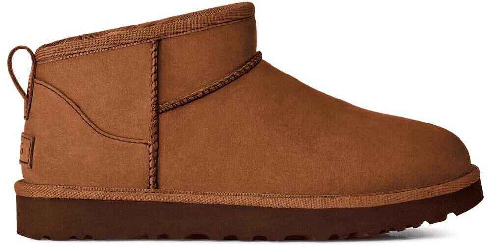 UGG  - Classic Ultra Mini Nubuck Dark Chestnut - 6 - Chaussures
