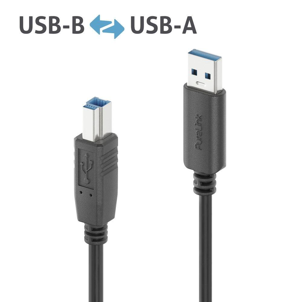 PureLink USB 3.2 USB-A auf USB-B Kabel - 0,50m IS2301-005