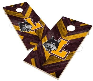 Skip's Garage Loyola Chicago Ramblers Cornhole Board Set