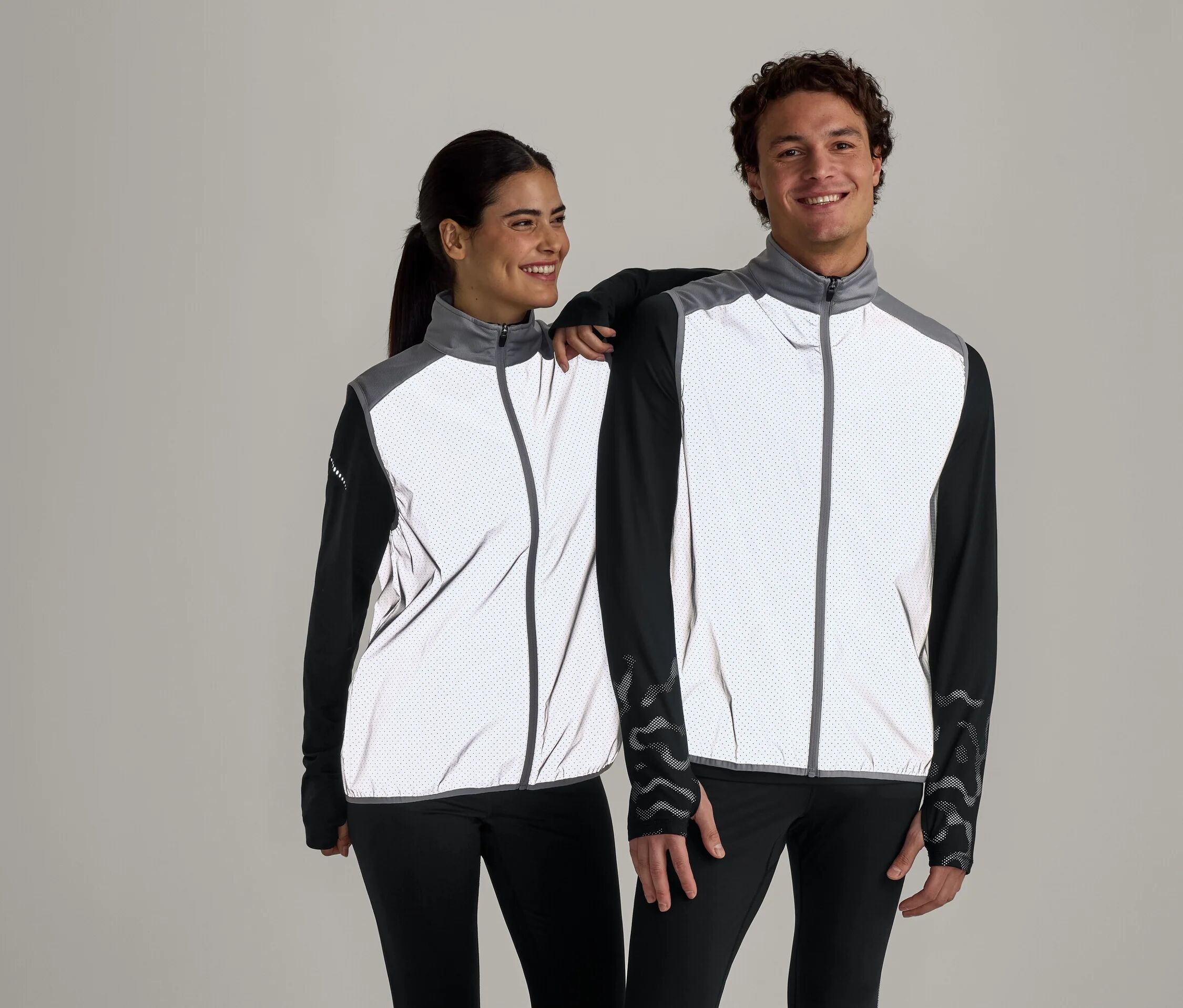 Tchibo - Reflektierende Laufweste - Unisex - Gr. L - silber