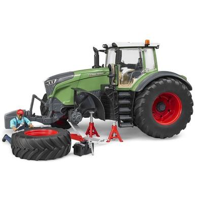 bruder 04041 Fendt 1050 Vario mit Mechaniker und Werkstattausstattung