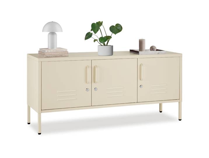 Sideboard Baker, Magnetverschluss, verstellbarer Boden - creme