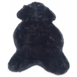 SCHAFFELL Premium Merino Lammfell Schwarz Dyed geschoren ca. 115 cm