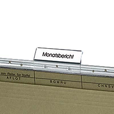 bene Beschriftungsschilder für Hängeregister 6,0 x 1,5 cm 116269