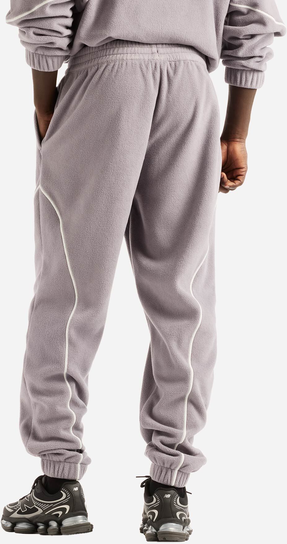 New Balance Polar Fleece Jogger M - Pantalone Training - Uomo - Grigio S