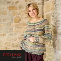 Strickanleitung – Top Down Pulli mit Mini-Zöpfchen aus Pro Lana Armonia