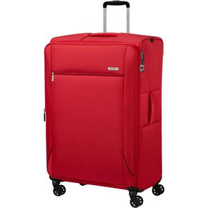 Samsonite Koffer Base Breeze Spinner exp. rot, Weichschale, 4 Rollen, 138 Liter, 52 x 81 x 35cm