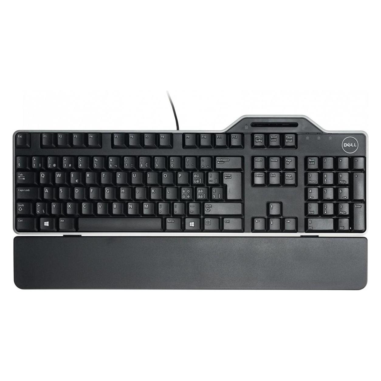 Dell KB813 Smartcard Reader USB Keyboard (US, Kabelgebunden) (580-18366)