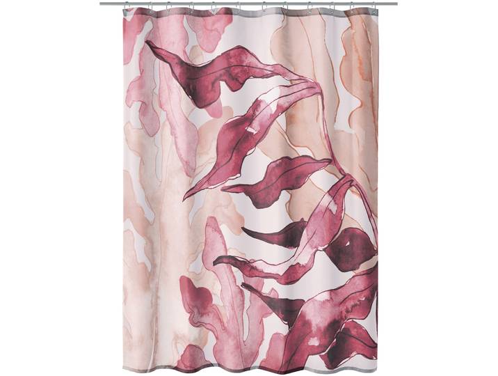 Duschvorhang KLEINE WOLKE Blaze , bunt (multicolor), B:180cm H:200cm, Polyester, Duschvorhänge, Duschvorhang