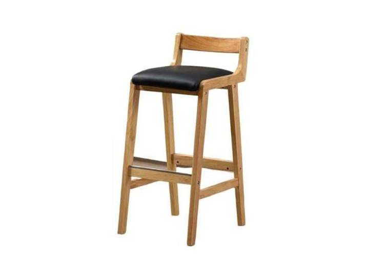 Höhenhocker Restaurant-Hocker, Stuhl, Barhocker aus massivem Holz(Schwarz)