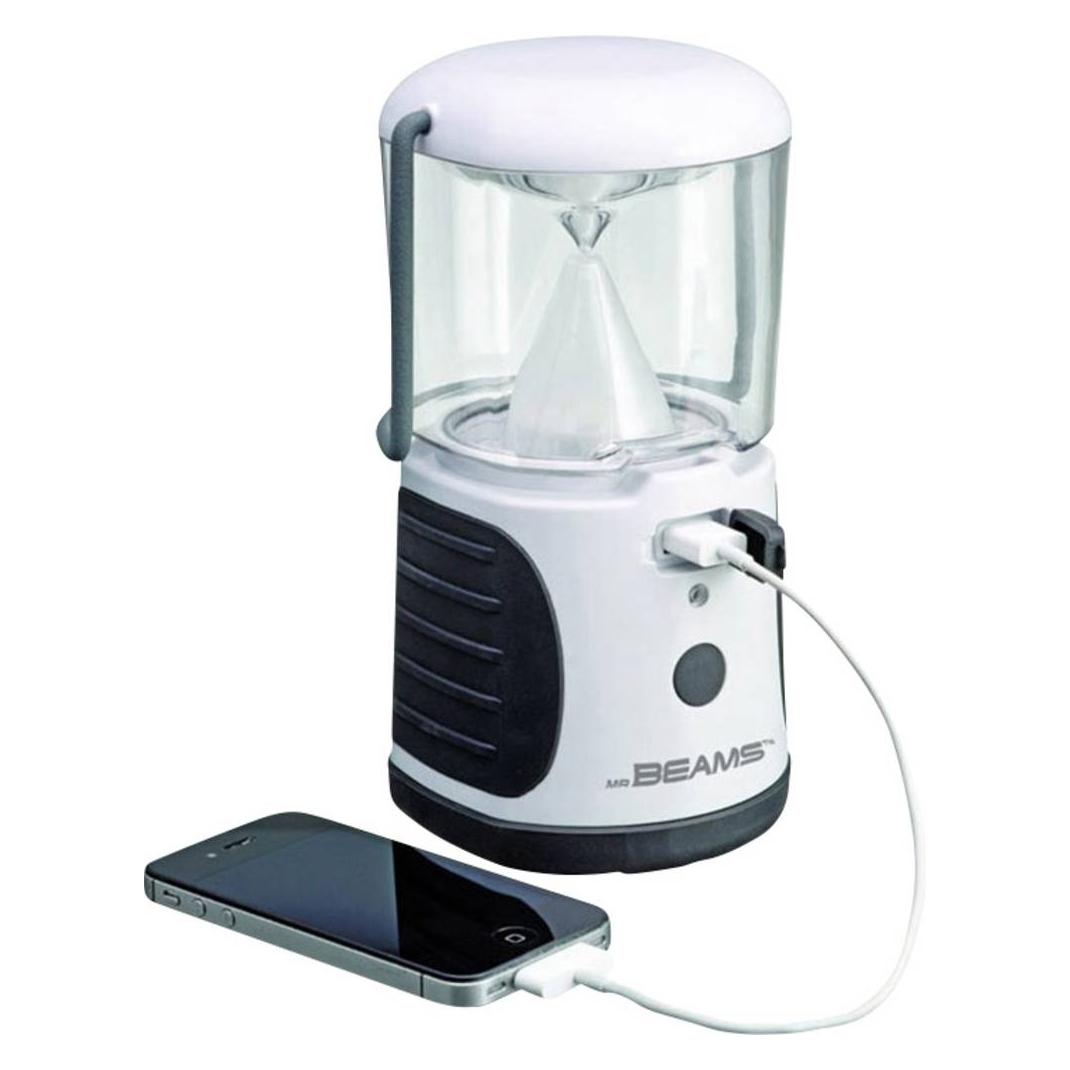 Mr Beams MB480 LED Camping-Laterne 260 lm batteriebetrieben 725.75 g Weiss (MB480)