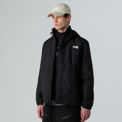 Funktionsjacke THE NORTH FACE "Antora", Herren, Gr. S, schwarz (tnf schwarz, np), Obermaterial: 100% Nylon, hoch geschlossener Ausschnitt, eingesetzt elastischer Bund, Jacken Funktionsjacke, mit Windschutzblende, winddicht, wasserdicht,...