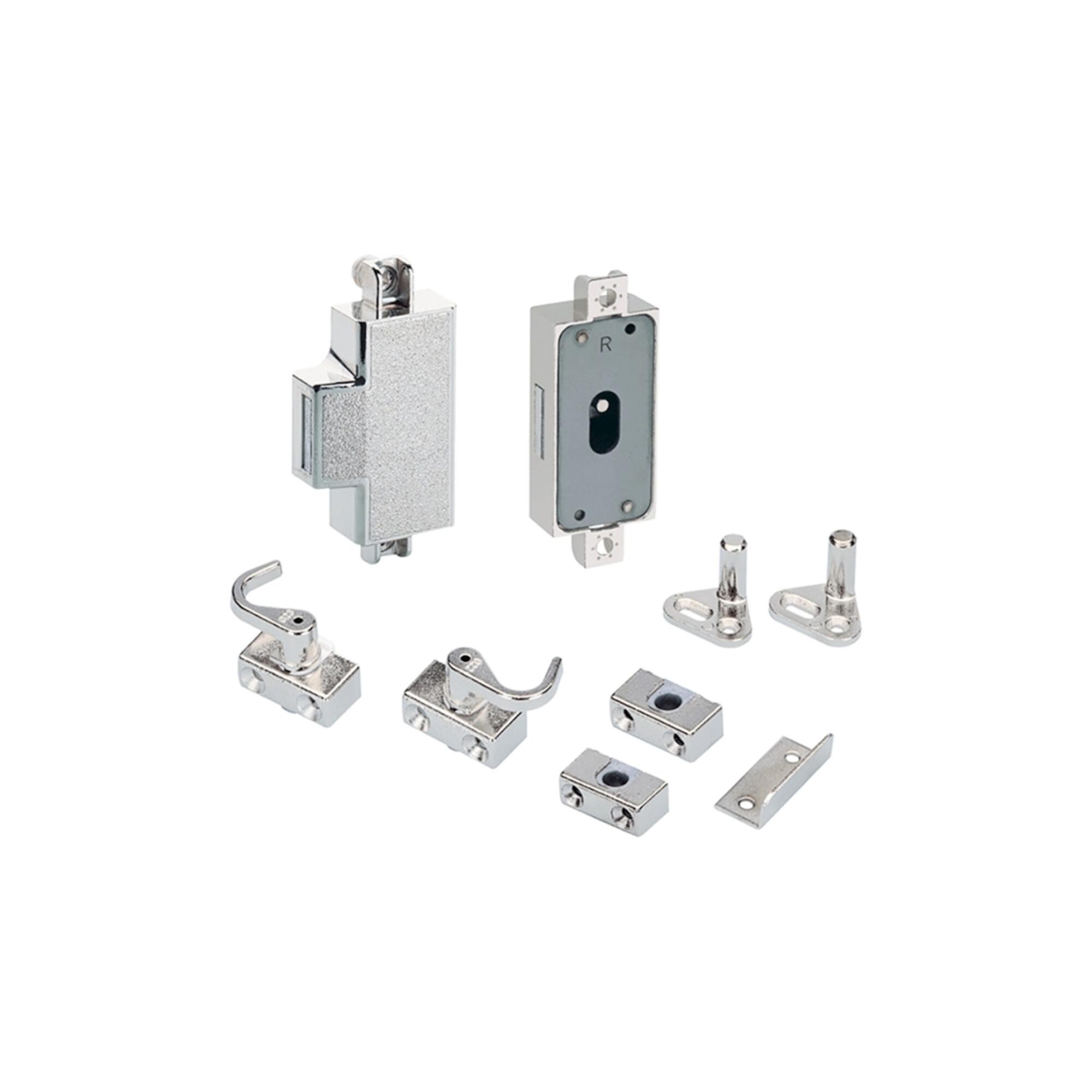 Hettich Set Drehstangenschloss, D 25, zum Anschrauben, rechts (77883)