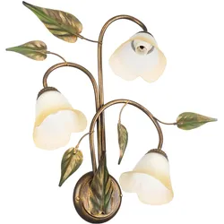 Wandleuchte Miranda Bronze/Olivgrün max. 6 Watt Wandlampe