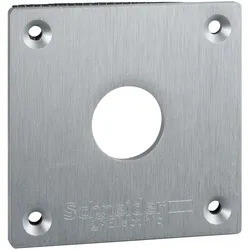 Schneider Electric XAPE301 Einbauplatte, XAP-E, Metall, 1 Bohrung