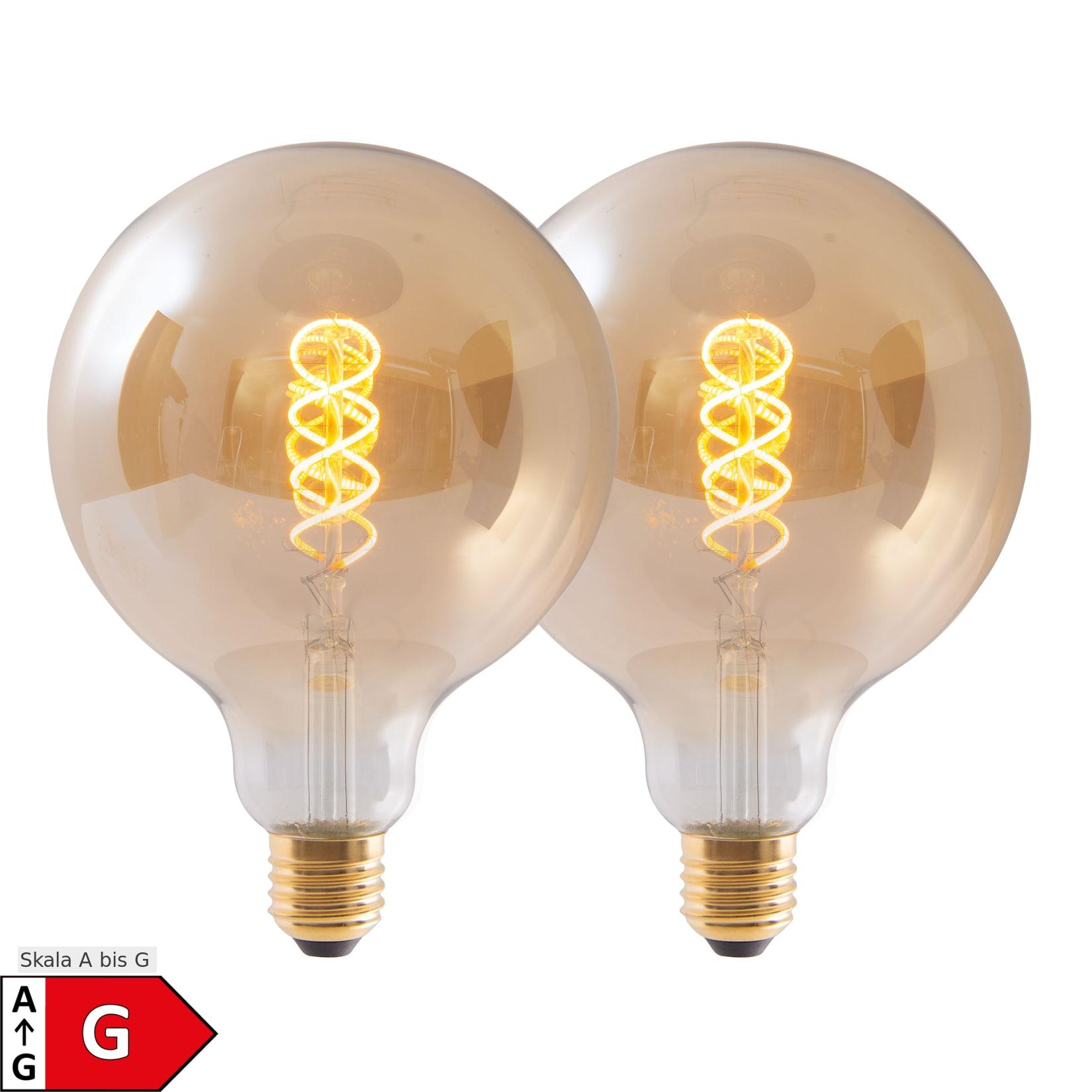 Näve 2er-Set LED Leuchtmittel "DILLY" E27/5W Ø: 12,5cm