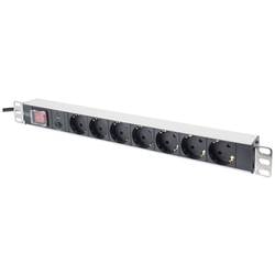 Digitus DN-19 PDU-7SO 19 Zoll Netzwerkschrank-Steckdosenleiste Schutzkontaktsteckdose Überspannungsschutz