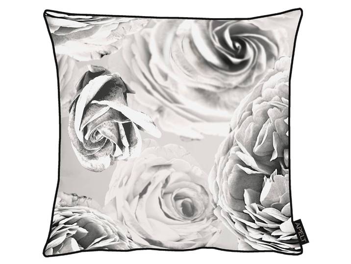 Housse de coussin Anais II Gris/Gris 46 x 46cm Tissu mélangé