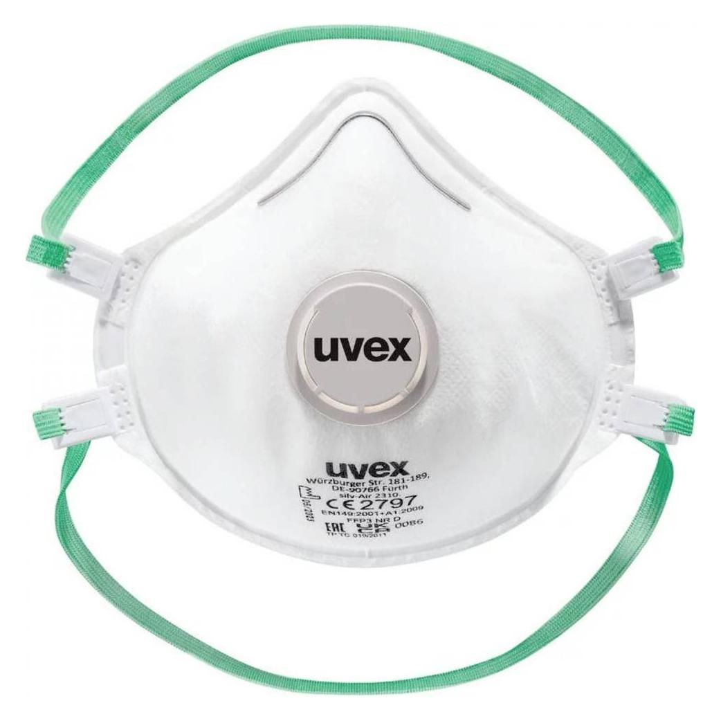 Uvex Formmaske silv-Air c 2310 planet FFP3 (FFP3, 15x) (8762313)
