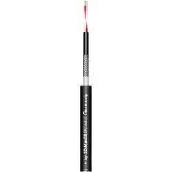 Sommer Cable 200-0141AQ Mikrofonkabel 2 x 0.14 mm2 Schwarz Meterware (100 m), Lautsprecherkabel, Schwarz