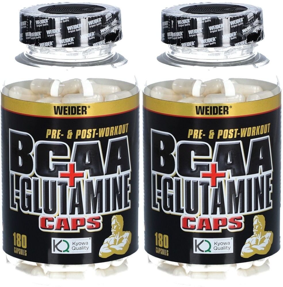 Weider Muscle Recovery Bcaa + L-Glutamine x2 2x180 St Kapseln