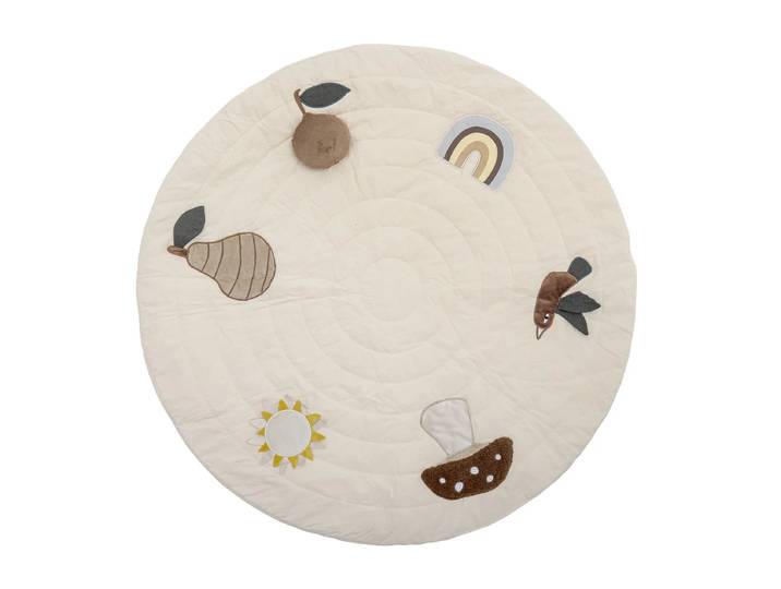 Bloomingville - Mini Agnes Spielmatte, Ø 100 cm, weiss