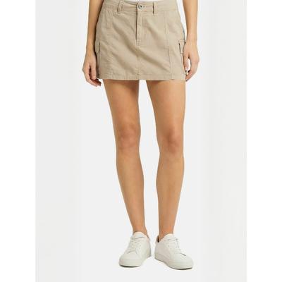 Midirock ITS MAY "ITS MAY Skirt Nova", Damen, Gr. L, beige (taupe), Obermaterial: 100% Baumwolle, Röcke