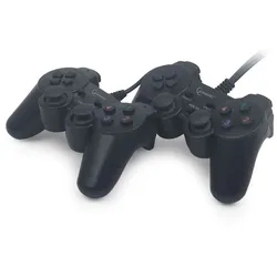 Gembird JPD-UDV2-01 Gaming-Controller Schwarz USB 2.0 Gamepad Analog / Digital PC