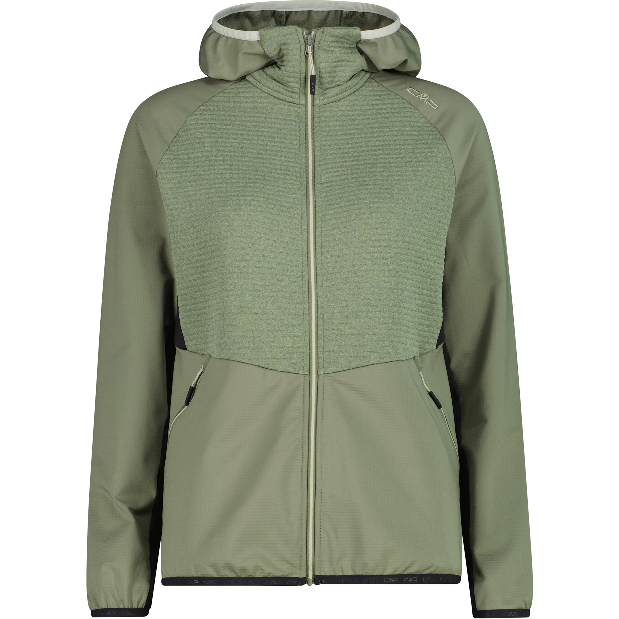 CMP Damen Fleecejacke oliv Größe XXS Trekking Elastisch