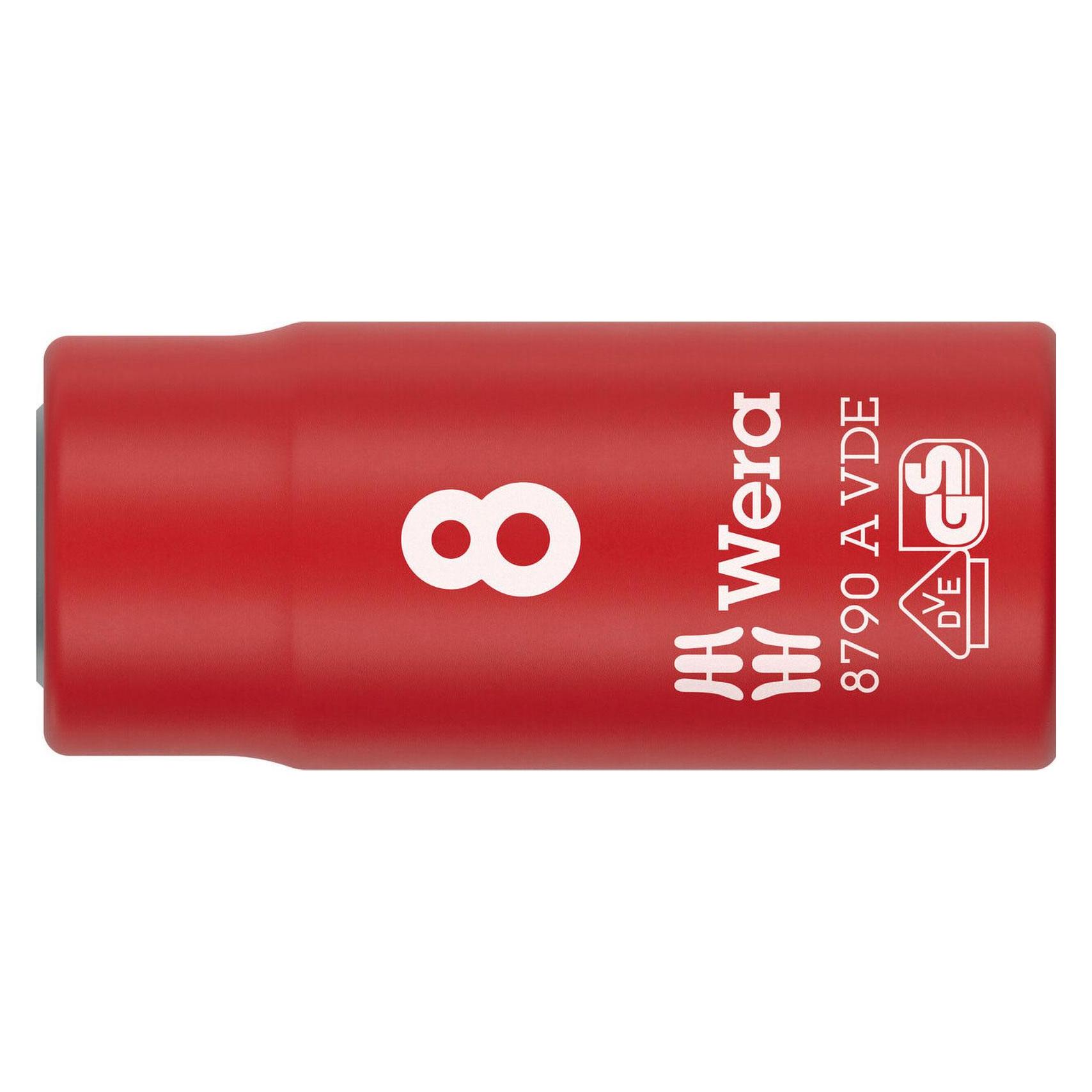 Wera 8790 A VDE Zyklop Steckschlüsseleinsatz 1/4, 8mm (8 mm) (05005935001)