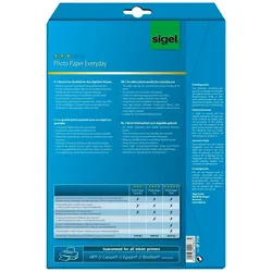 Sigel Fotopapier (200 g/m2, A4, 20 Stk.), Fotopapier, Weiss