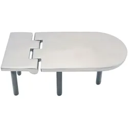 Scharnier mit Gewinde, A4, 127x65mm, M6x45mm