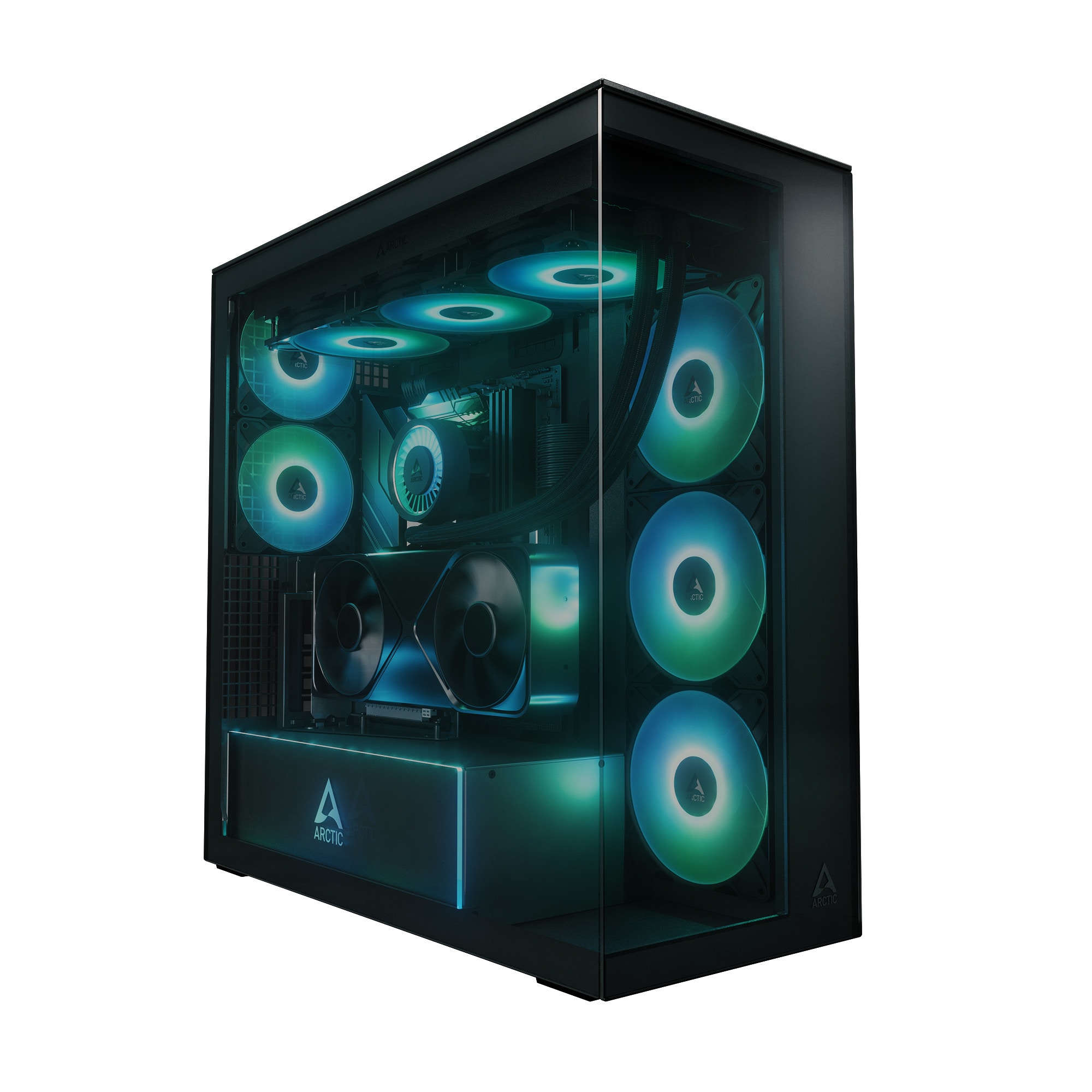 ARCTIC Xtender PC Gehäuse Midi-Tower Black