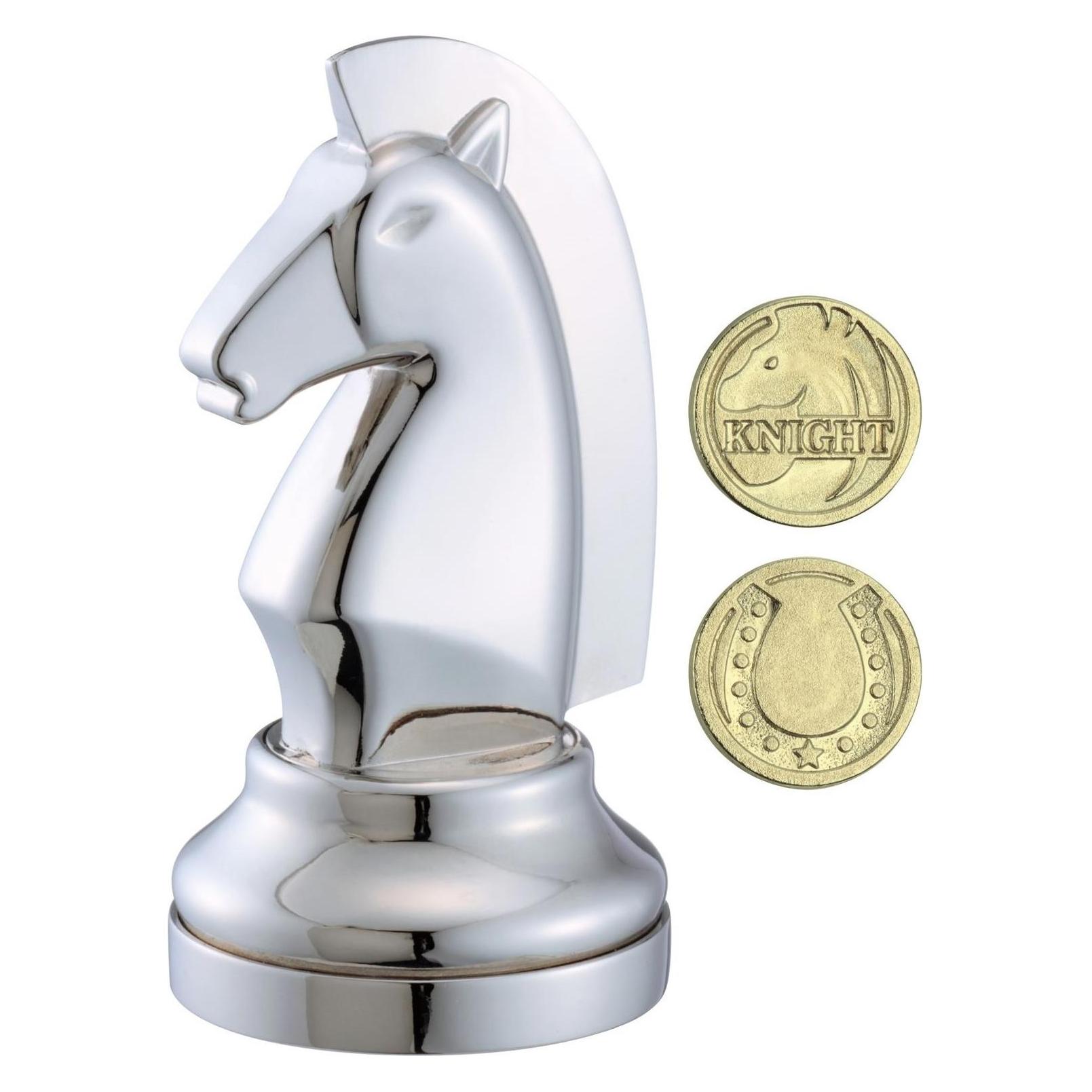 Huzzle Cast Chess Puzzle - Knight - silver (17511571)