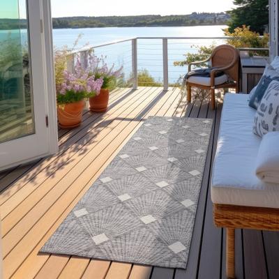 Addison Rugs Machine Washable Indoor/ Outdoor Chantille Modern Shells Rug
