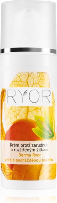 RYOR Derma Ryor Creme gegen Erröten und vergrößerte Adern mit Probiotika 50 ml