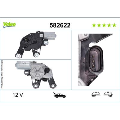 VALEO Wischermotor 582622 hinten für Audi