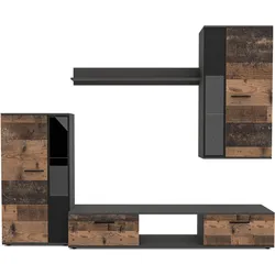 WOHNWAND Formilo Matera, Oldstyle 294/180/40 cm Hochwertige TV Wohnwand