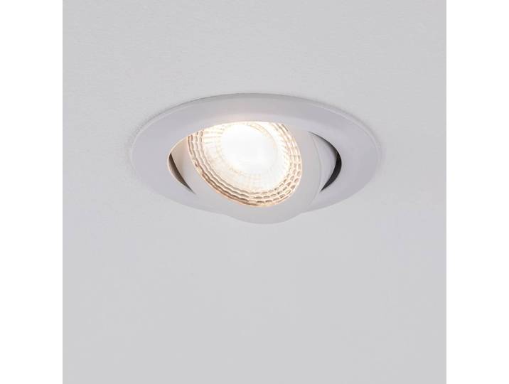 Spot encastrable Monnieres II Ø 8cm Blanc Matériau : Matière plastique Type de matière synthétique : Verre acrylique LED Module LED