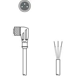 Leuze Anschlussleitung KD U-M8-3W-V1-050-DP