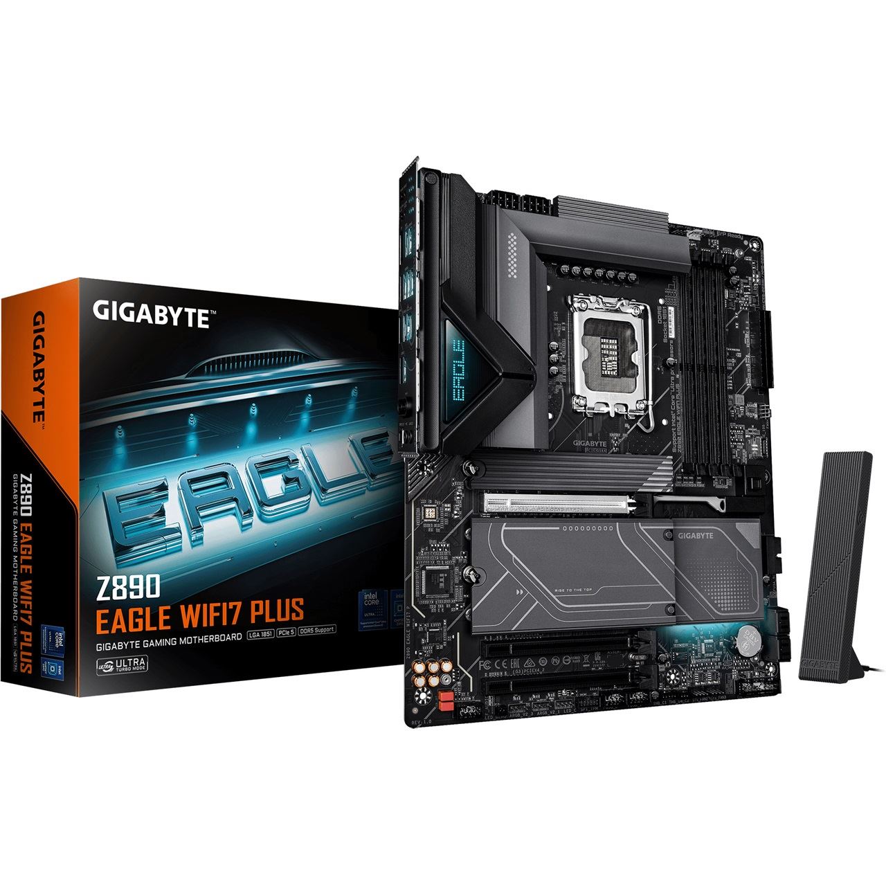 Gigabyte Z890 EAGLE WIFI7 PLUS ATX / Intel 1851 / Z890 / 4xDDR5 / 4x SATA, 4x M.2